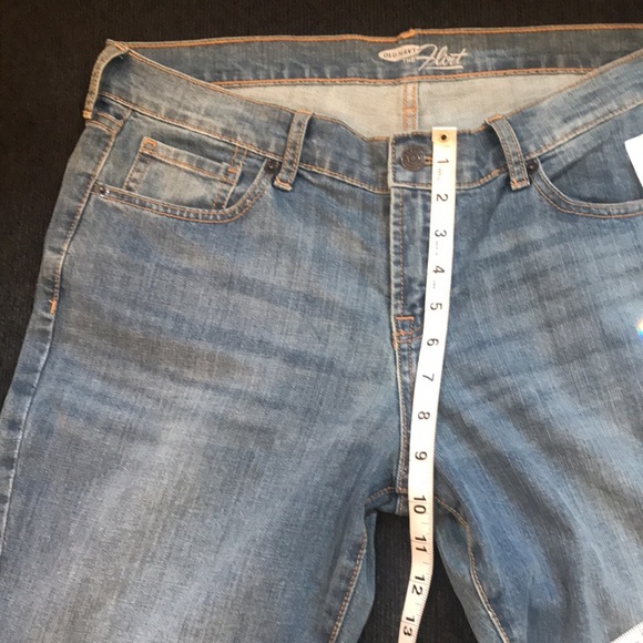 NWT Old Navy The Flirt Jeans Medium Wash Boot Cut 5 Pocket Jeans-Size-12 Short - Picture 7 of 11